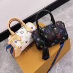 Louis Vuitton X Takashi Murakami Nano Speedy Black Multicolored 16cm M13406 - Image 6