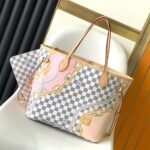 Louis Vuitton Neverfull MM Damier Azur 31cm N40471 - Image 8