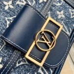 Louis Vuitton Mini Dauphine Denim Blue 20cm - Image 6