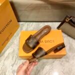 Louis Vuitton Lock It Flat Mule Monogram Brown - Image 3