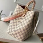 Louis Vuitton Braided Neonoe MM 26cm Peach Cream N40344 - Image 5