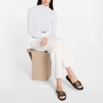 Louis Vuitton Lock It Flat Mules 1A64MB - Image 6