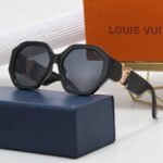 Louis Vuitton LV Icon Round Glasses Black Z1728E - Image 2