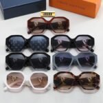 Louis Vuitton LV Icon Round Glasses Black Z1728E - Image 3