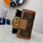Louis Vuitton Dauphine Compact Wallet Brown 12cm M68725 - Image 5