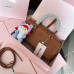 Miumiu Arcadie Leather Brown 28Cm - Image 2