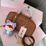 Miumiu Arcadie Leather Brown 28Cm - Image 3