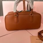 Miumiu Arcadie Leather Brown 28Cm - Image 4