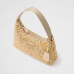 Prada Satin With Crystals Platinum 21Cm - Image 2