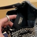 Prada Satin Mini Bag With Crystals 18cm - Image 2