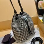 Prada Satin Mini Bag With Crystals 18cm - Image 3