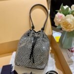 Prada Satin Mini Bag With Crystals 18cm - Image 4