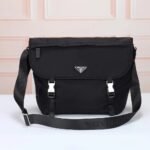 Prada Re Nylon and Saffiano Black 30Cm - Image 2