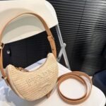 Prada Arqué Crochet Bag Beige 22cm 1BC194 2M2T F0018 V OUO - Image 2