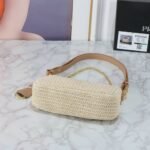 Prada Re-Edition Crochet Bag Beige 22Cm 1BC204 2M2T F0018 V JUO - Image 5