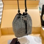 Prada Satin Mini Bag With Crystals 18cm - Image 5