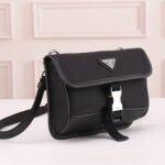 Prada Re Nylon and Saffiano Black 20Cm - Image 3