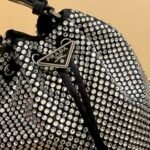 Prada Satin Mini Bag With Crystals 18cm - Image 6