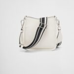 Prada Leather Shoulder Bag White 20Cm - Image 4