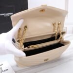 Saint Laurent Loulou Small Dark Beige 25cm - Image 4