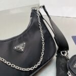 Prada Re Edition 2005 Re Nylon Black 22Cm - Image 4