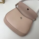 Prada Cleo Brushed Leather Pink 22 Cm - Image 7