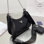 Prada Re Edition 2005 Re Nylon Black 22Cm - Image 5