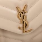 Saint Laurent Loulou Small Dark Beige 25cm - Image 7