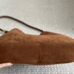 Prada Suede Leather Hobo Bag 34cm - Image 5