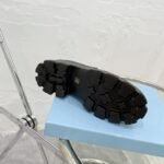 Prada Monolith Brushed Leather Loafers In Black 2DE129B4LF0002 - Image 7