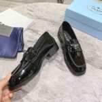 Prada Chocolate Patent Loafers Black - Image 2
