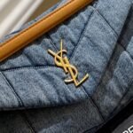 Saint Laurent Puffer Medium Denim 30cm 5774752PT674575 - Image 2