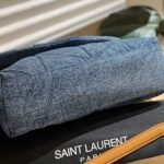 Saint Laurent Puffer Medium Denim 30cm 5774752PT674575 - Image 5