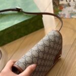 Gucci GG Emblem Super Mini Shoulder Bag Brown 20cm 820688 FAD6L 9758 - Image 3