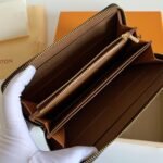 Louis Vuitton Monogram Zippy Long Wallet Brown 19cm M42616 - Image 7