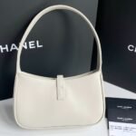 Saint Laurent Mini Le 5 À 7 Blanc Vintage 19cm 7103182R20W9207 - Image 4