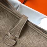Hermes Clemence Evelyne Pm Etoupe 25cm - Image 7