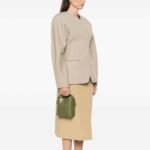 Saint Laurent Le 37 Mini In Shiny Leather Green 15cm 7658702R20W3360 - Image 3