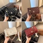 Chanel Wallet On Chain With Diamond Burgundy 20cm AP4299 B18216 NZV44 - Image 3