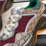 Gucci Women’s Gg Rhyton Sneaker Brown ‎619891 99WG0 6060 - Image 6