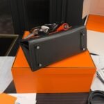 Hermes Sac Faubourg Birkin Matte Alligator So Black 25cm - Image 6