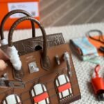 Hermes Sac Faubourg Birkin Matte Alligator Brown 25cm - Image 6