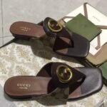 Gucci Women’s’ Blondie Thong Sandals in Brown - Image 5