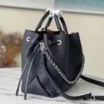 Louis Vuitton Bella Tote Bag Black 32cm M59200 - Image 4