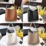 Saint Laurent Le 5 À 7 Supple Large Blanc Vintage 30cm 753837AAAUQ9207 - Image 4