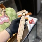 Louis Vuitton Keepall Bandoulière Damier Canvas Green 35cm N40671 - Image 6