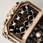 Chanel Mini Evening Bag Imitation Pearls In Black 8cm - Image 5