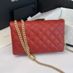 Chanel Small Pillow Crush Flap Bag Red 25cm - Image 7