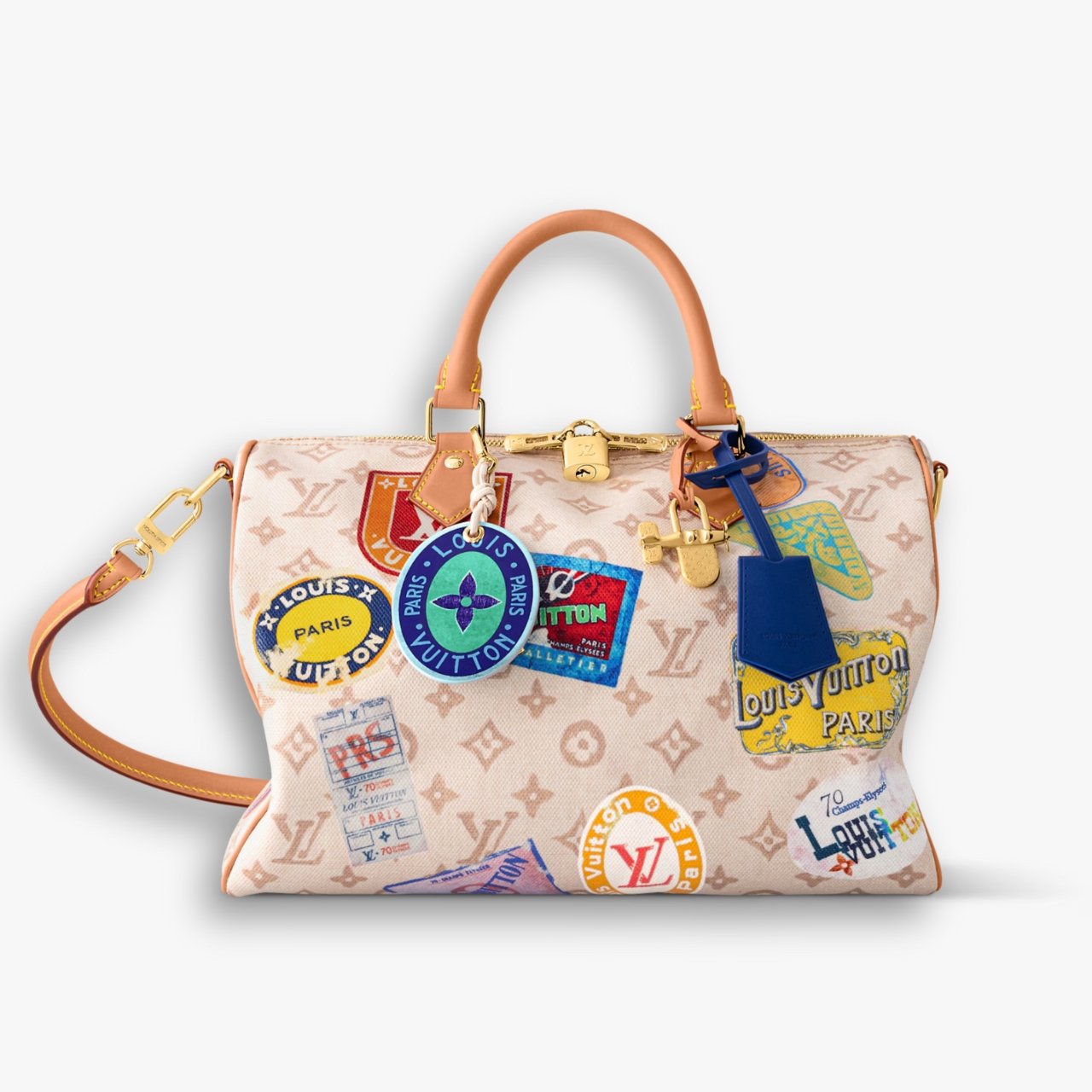 Thumbnail-12.jpg Louis Vuitton Speedy Soft 30 Monogram Dune 30Cm M14587 - Image 1