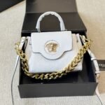 Versace La Medua Small Leather Tote 20cm - Image 2